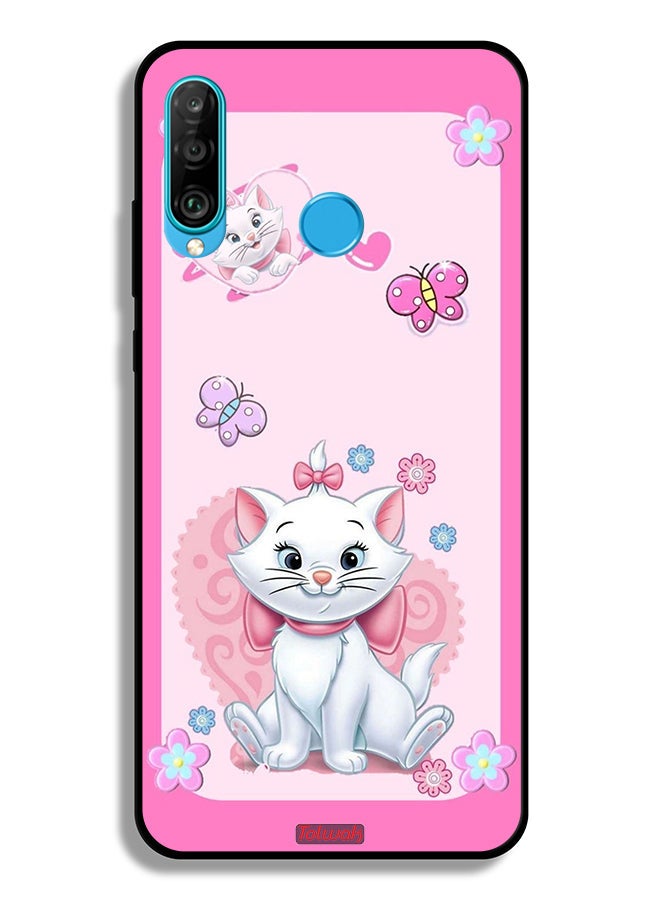 Tolwak غطاء واقي لهاتف هواوي P30 لايت بتصميم قطة لطيفة - Image 2