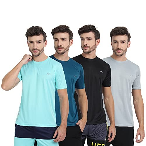 FTX Mens Polyester Regular Fit T-Shirt Multicolor S - Image 1