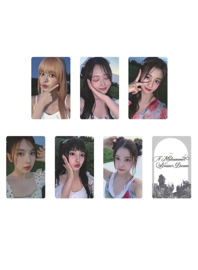 NIBEMINENT 6 Pcs Kpop NMIXX AMND Lomo Cards Card For Fans Collection Gifts - Image 1