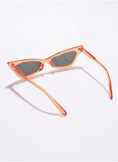 Haute Sauce Black Lens Orange Cateye Sunglasses  - Image 4