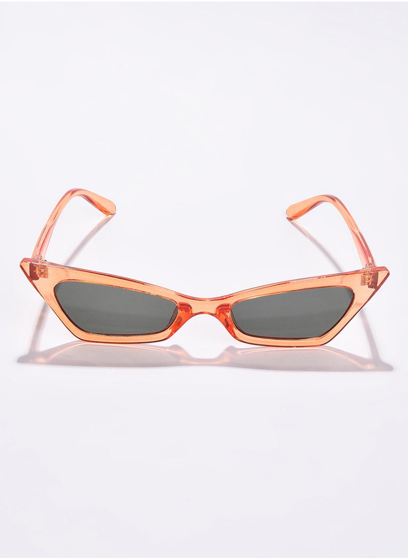 Haute Sauce Black Lens Orange Cateye Sunglasses  - Image 3