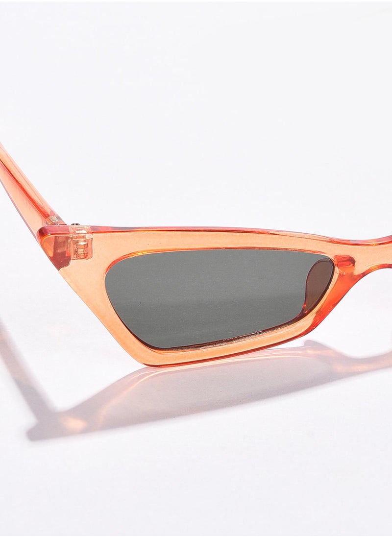 Haute Sauce Black Lens Orange Cateye Sunglasses  - Image 2
