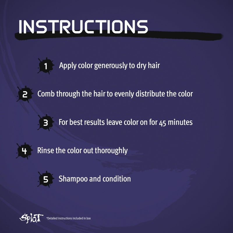 Splat Midnight Hair Color Amethyst 6 Fl oz. - Image 3