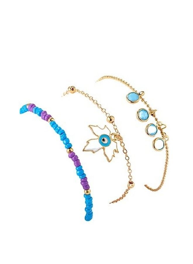 5esha - 3-Piece Women Anklets - Image 1