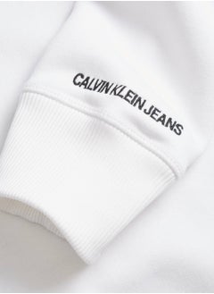 Calvin Klein Jeans Women's Slim T-Shirt - Cotton, White  - Image 5