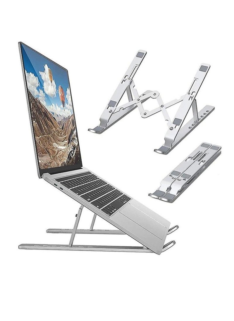 MARVERS - 7-Level Adjustable Premium Quality Aluminum Alloy Foldable Laptop Stand For Notebook And Macbook - Image 1