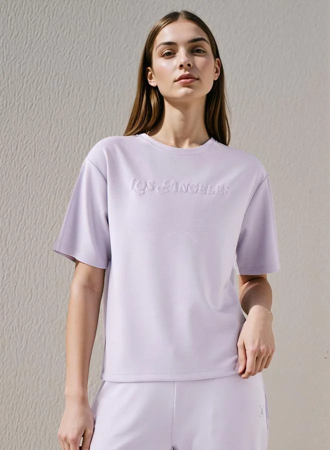 ادوت من سبلاش Typographic Embossed T-shirt