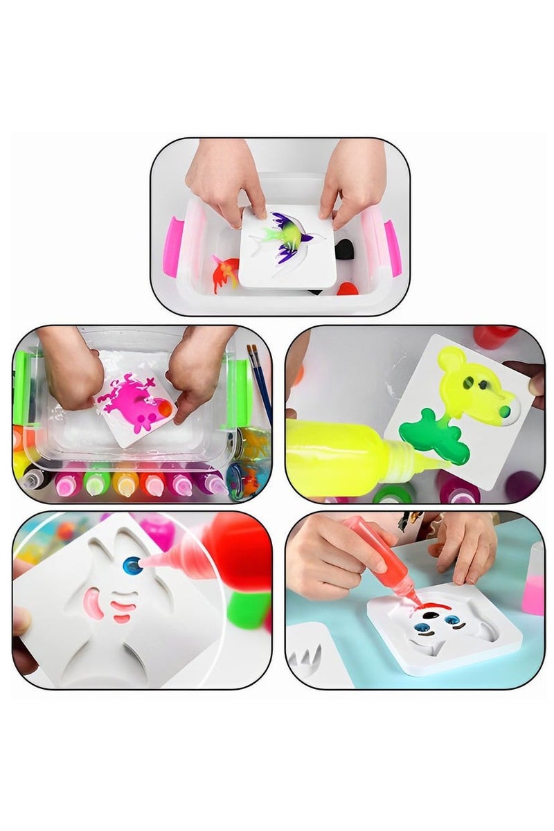 12 Pcs Water Squishy Toys,Squishy Animals For Party Favors Classroom Prize Fidget Toys Pack Diy Crystal Spirit Children's Handmade Toys - Image 3