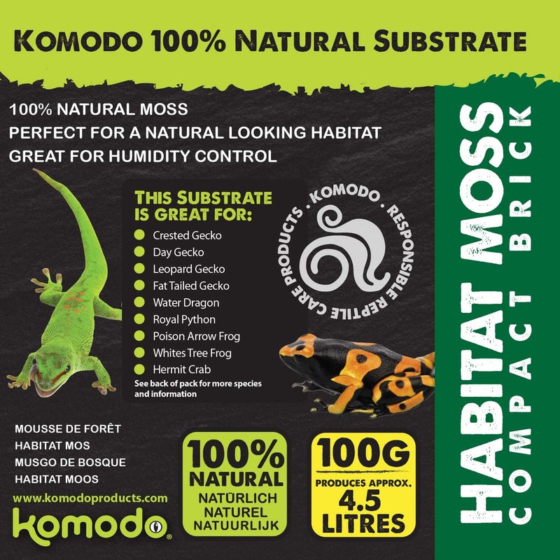 Komodo Habitat Moss Compact Brick, May Vary - Image 4
