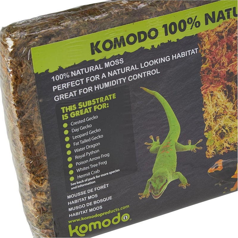 Komodo Habitat Moss Compact Brick, May Vary - Image 3