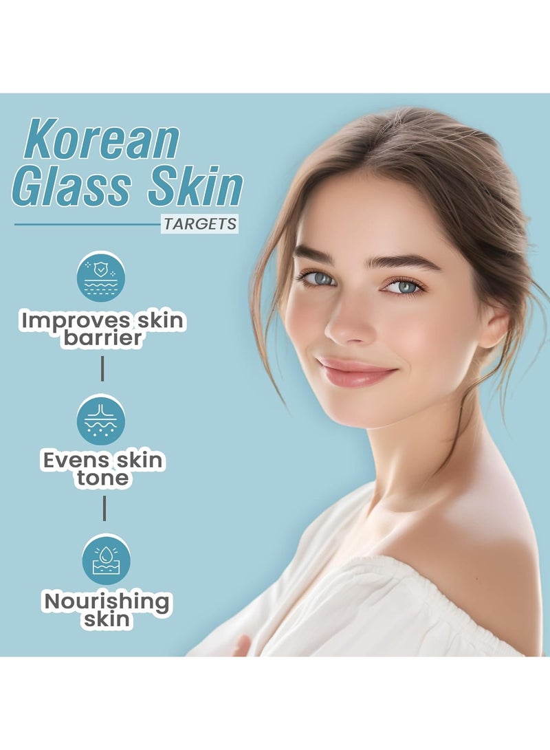 Glamveda Rice & Ceramide Peel-Off Mask | Hydrating & Barrier-Strengthening | Brightens, Evens Tone & Reduces Signs of Aging |All Skin Types | 60 gm - Image 5