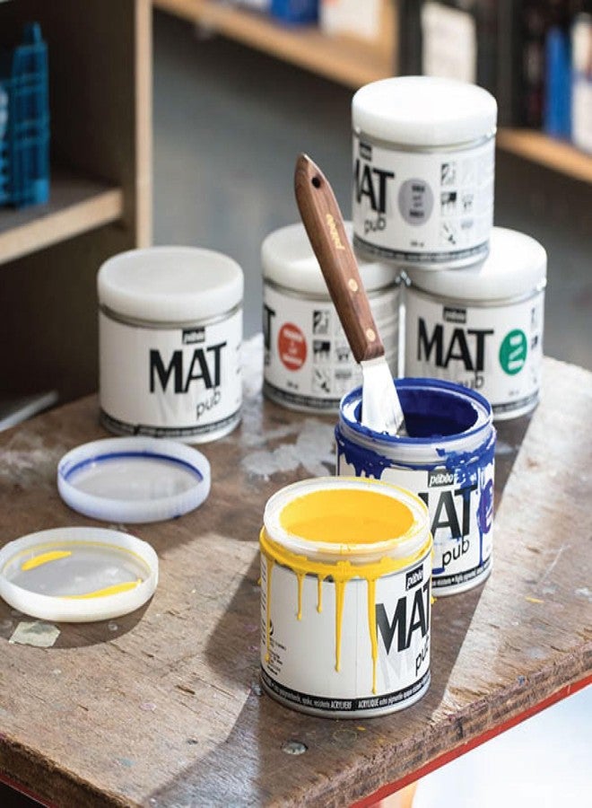 Pebeo Mat Pub, extra fine, 500 ml-Ivory Black Acrylic Paint - Image 5