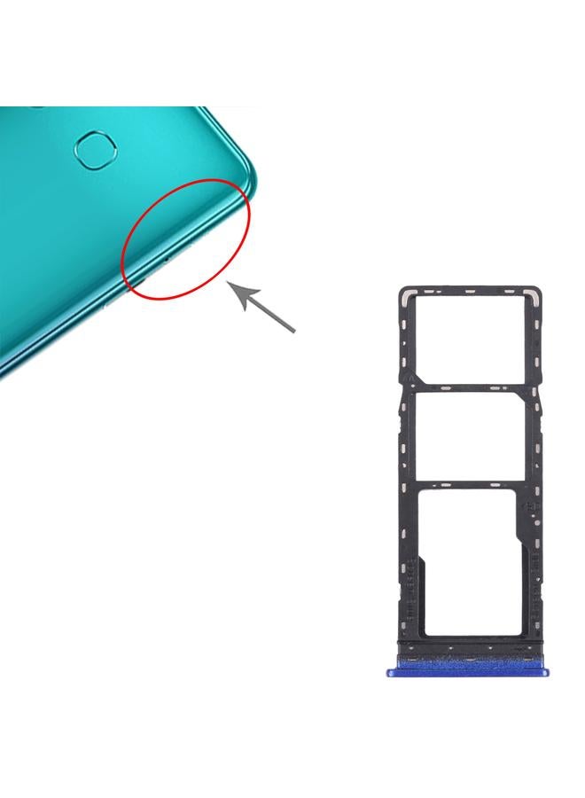 إيروريكس لـ Infinix S5 Pro X660 X660C X660B درج بطاقة SIM + درج بطاقة SIM + درج بطاقة Micro SD (أزرق) - Image 4