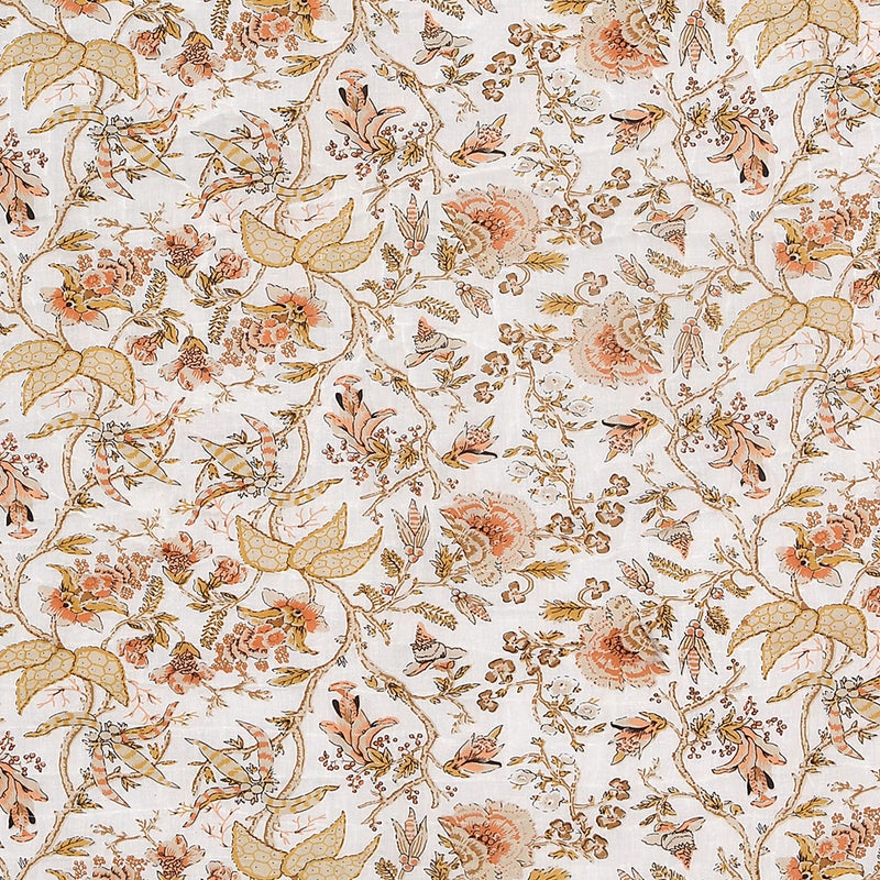 FABDESIGN QUILTS FABDESIGN QUILTS 300 TC Microfiber Single Bed Gold Print Heritage Jaipuri Razai Jaipuri Rajai Ac Quilt for Winter Soft Light Weight Rajasthani Traditional Cotton Comforter (55 x 85 inch) - Image 4