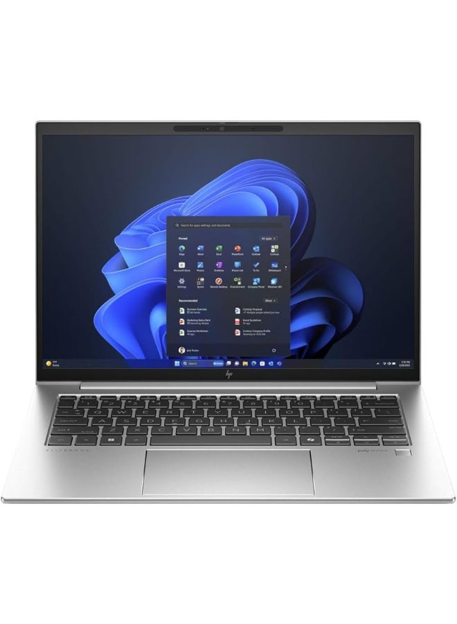 HP حاسوب محمول إيليت بوك مع شاشة WUXGA مقاس 14 بوصة، معالج Intel Core Ultra 7 165U vPro/12 نواة/16GB RAM/512GB SSD/Windows 11 Pro - Image 1