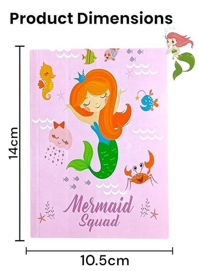 AMANVANI Mermaid Diary For Girls, Notebook Diary For Kids, Mermaid Diary For School, Birthday Return Gifts Diary For Girls, Writing Diary, Note Pad Diary For Kids, Mermaid Theme Diary For Girls (small 24 pcs) - Image 2