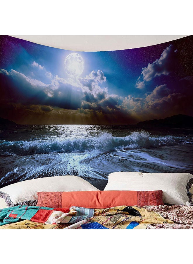 نيبمينينت بساط حائط معلق بتصميم أمواج المد والجزر متعدد الألوان - Image 2