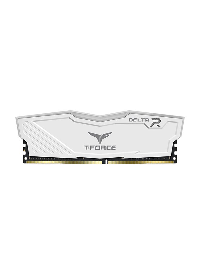 Team T-Force Delta RGB 16GB (2 x 8GB) 288-Pin DDR4 SDRAM DDR4 3600 (PC4 28800) Intel XMP 2.0 Desktop Memory - White | TF4D416G3600HC18JDC01