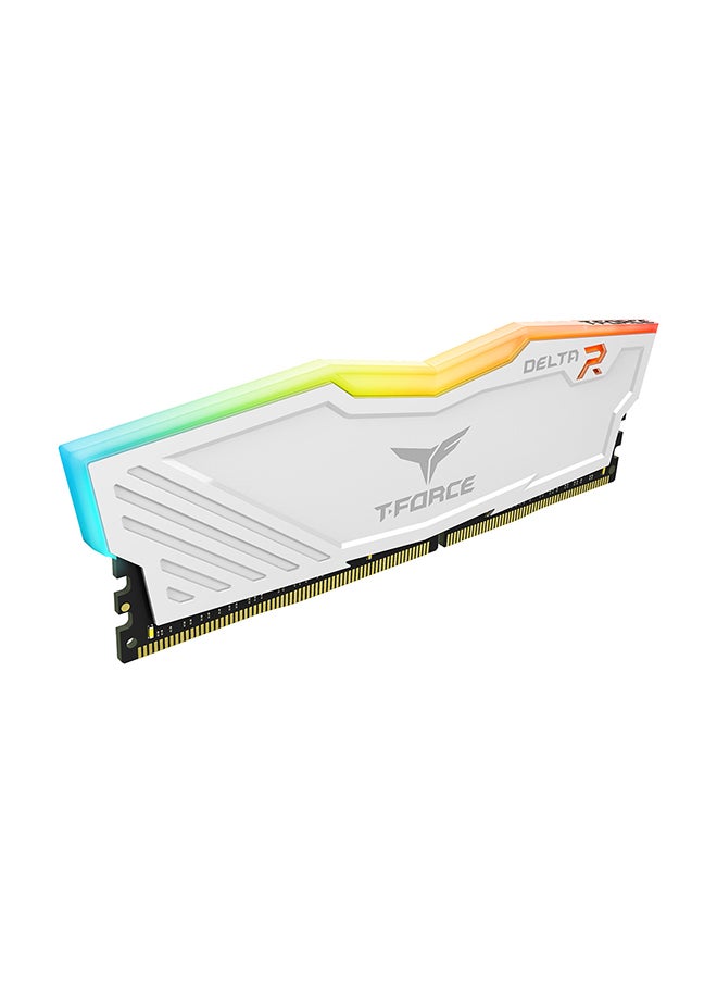 Team T-Force Delta RGB 16GB (2 x 8GB) 288-Pin DDR4 SDRAM DDR4 3600 (PC4 28800) Intel XMP 2.0 Desktop Memory - White | TF4D416G3600HC18JDC01