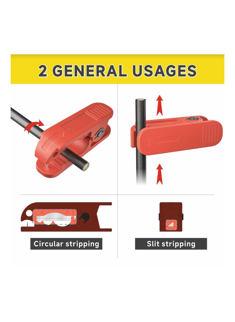 Y&D - Round Cable Stripper Slitter Jacket Wire Stripping Tool for Fast and Precise Removal - Image 1