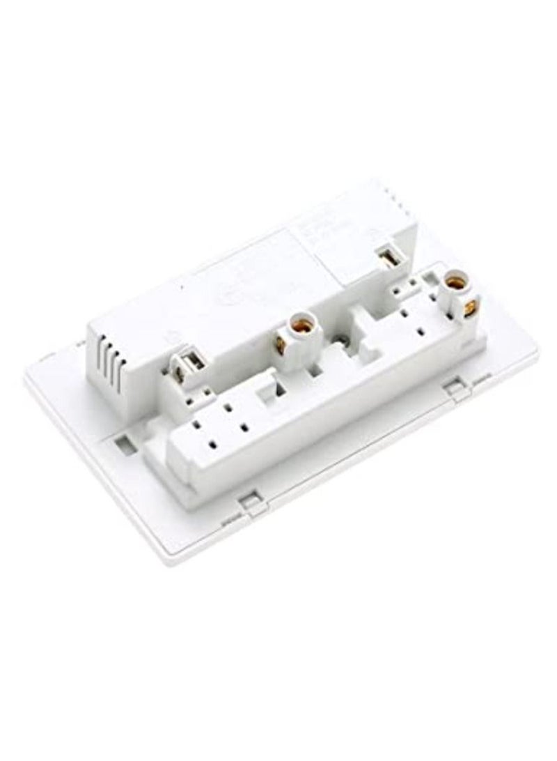 QUESERA 2 Port USB Wall Socket Switch Charger AC Power Receptacle Outlet Plate Panel - Image 3