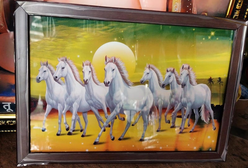 7 Horse Picture Photo Frame  - Image 1