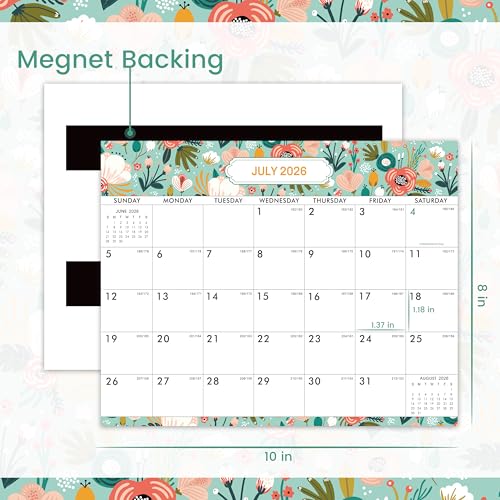 Coboll 2026 Magnetic Calendar - 2026 Calendar from Jan.2026 - Dec.2026, Magnetic Calendars for Fridge, 8" × 10", Tear-off Pad, Perfect Magnetic Calendars for Refrigerator - Image 3