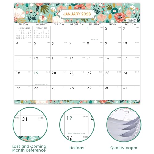 Coboll 2026 Magnetic Calendar - 2026 Calendar from Jan.2026 - Dec.2026, Magnetic Calendars for Fridge, 8" × 10", Tear-off Pad, Perfect Magnetic Calendars for Refrigerator - Image 5