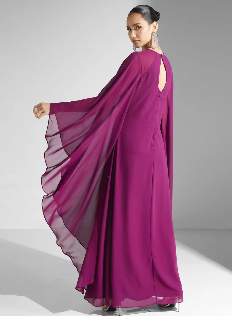 Frock and Frill Cut Out Detail Dress