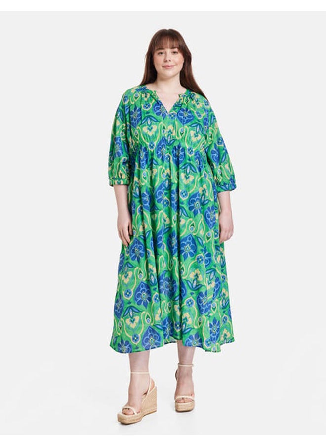 GERRY WEBER فستان صيفي مصنوع من قطن الفوال  - Image 1