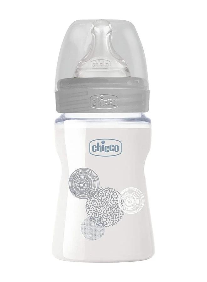 شيكو زجاجة عافية  مل تدفق بطيء سيليكون حديثي الولادة