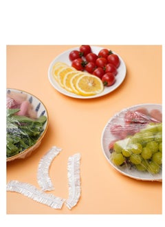 Golden Disposable Cling Film Elastic Wraps for Food Storage 300 Pieces  - Image 3