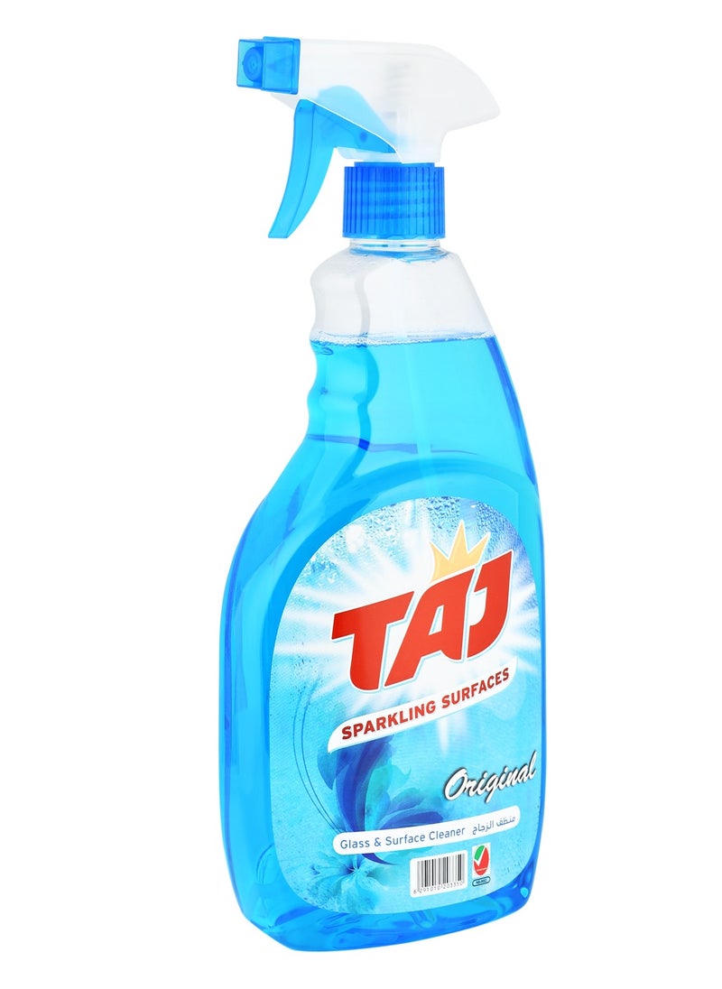 TAJ Taj Crystal Clear Blue Window & Glass Cleaner 750ml – Streak-Free Shine for Home & Office  - Image 1
