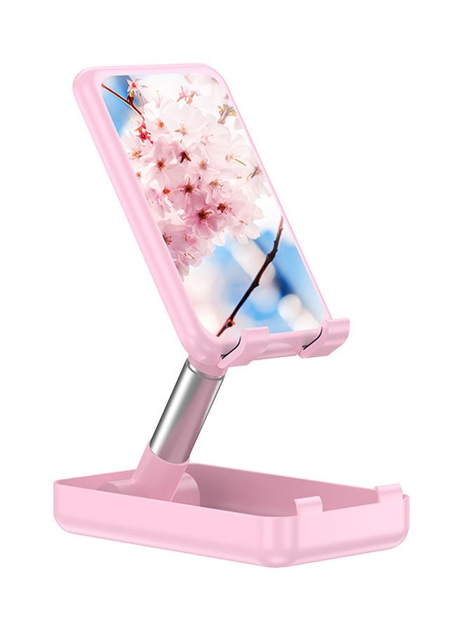 NIBEMINENT D2 Desktop Cell Phone Stand for Smartphones Tablets Pink  - Image 1