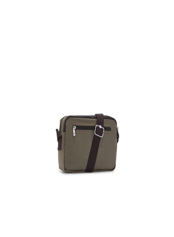KIPLING KIPLING حقيبة كيبلينج متوسطة الحجم للنساء، خفيفة الوزن، حقيبة خصر من النايلون قابلة للتعديل، لون أخضر طحلبي، مقاس متوسط أمريكي - Image 5