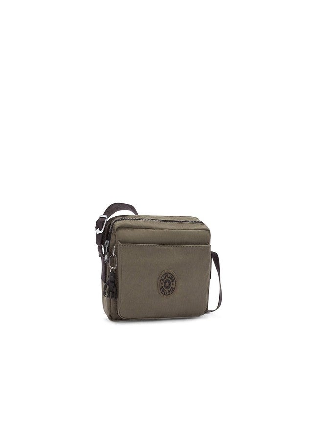 KIPLING KIPLING حقيبة كيبلينج متوسطة الحجم للنساء، خفيفة الوزن، حقيبة خصر من النايلون قابلة للتعديل، لون أخضر طحلبي، مقاس متوسط أمريكي - Image 3