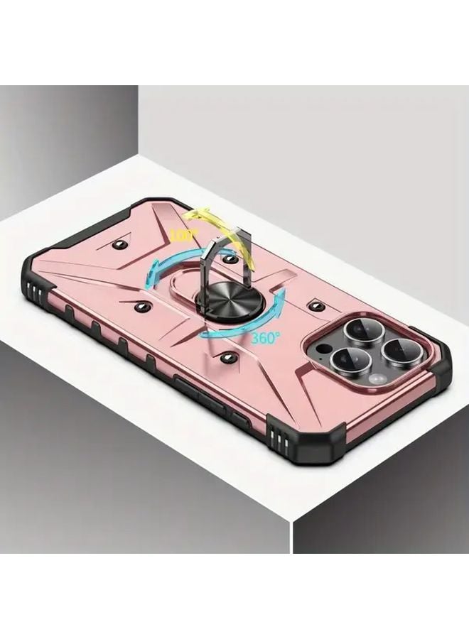 حامل حلقة مغناطيسية أسود واقي لهاتف iPhone 13 Pro Max - Image 2