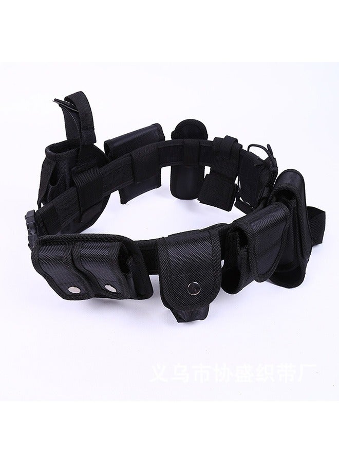 Generic Multifunctional belt ten-piece set tactical belt security patrol joint defense belt military fan duty belt  - Image 1