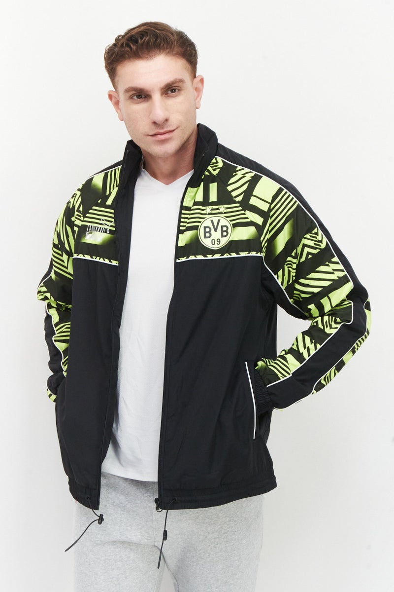 PUMA Men Regular Fit Brand Logo Training Track Jacket, Black  - Image 1