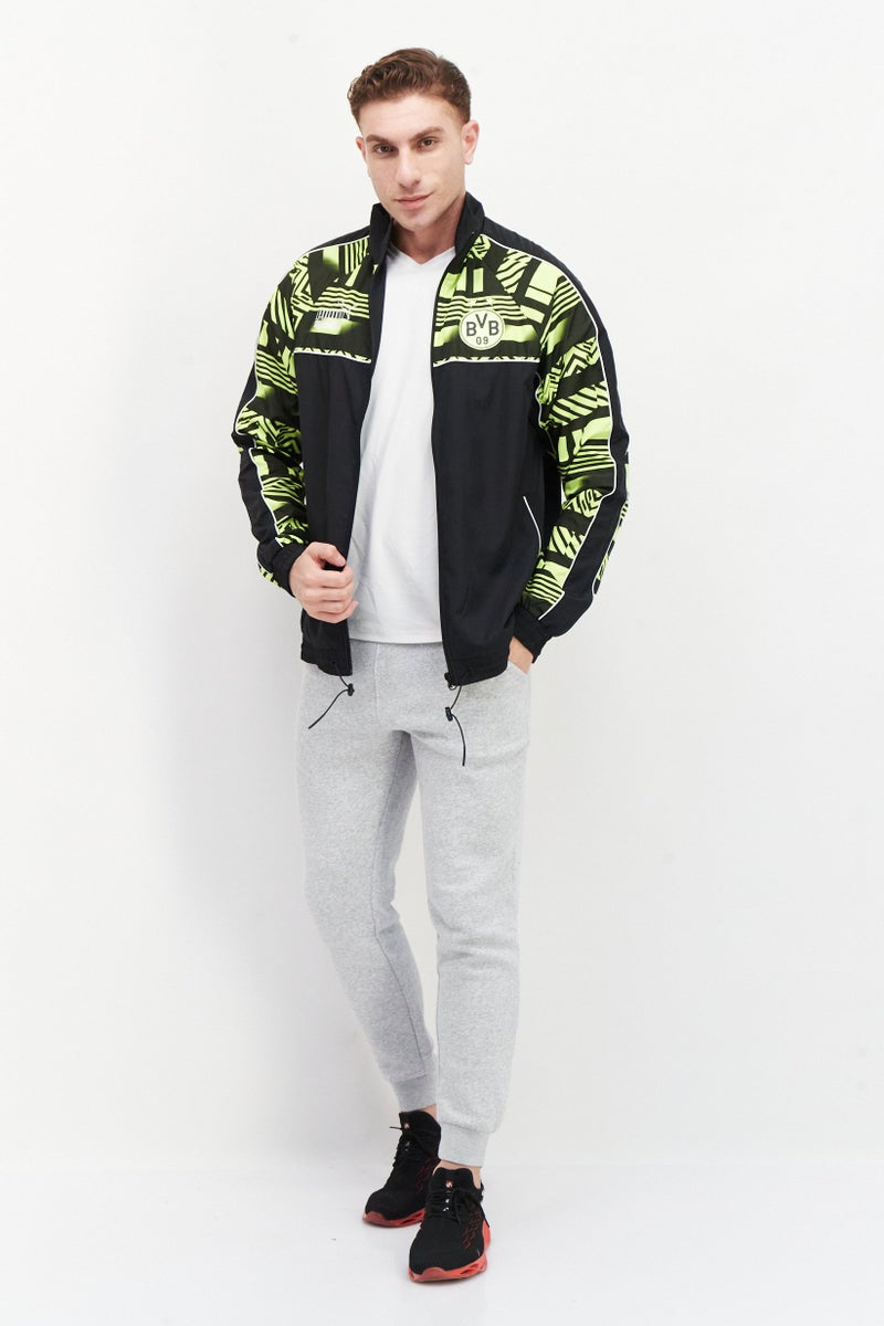 PUMA Men Regular Fit Brand Logo Training Track Jacket, Black  - Image 3
