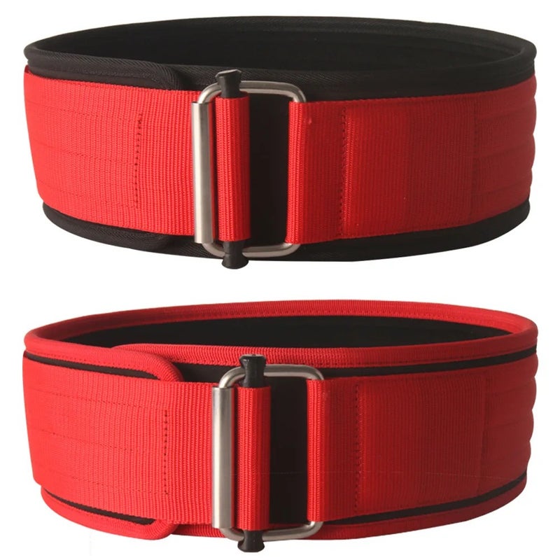 Bluejw Adjustable Lumbar Support Weight Lifting Belt - Fitness Training Waist Trimmer for Gym Powerlifting - Image 2