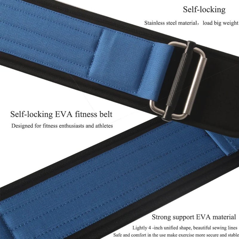 Bluejw Adjustable Lumbar Support Weight Lifting Belt - Fitness Training Waist Trimmer for Gym Powerlifting - Image 4