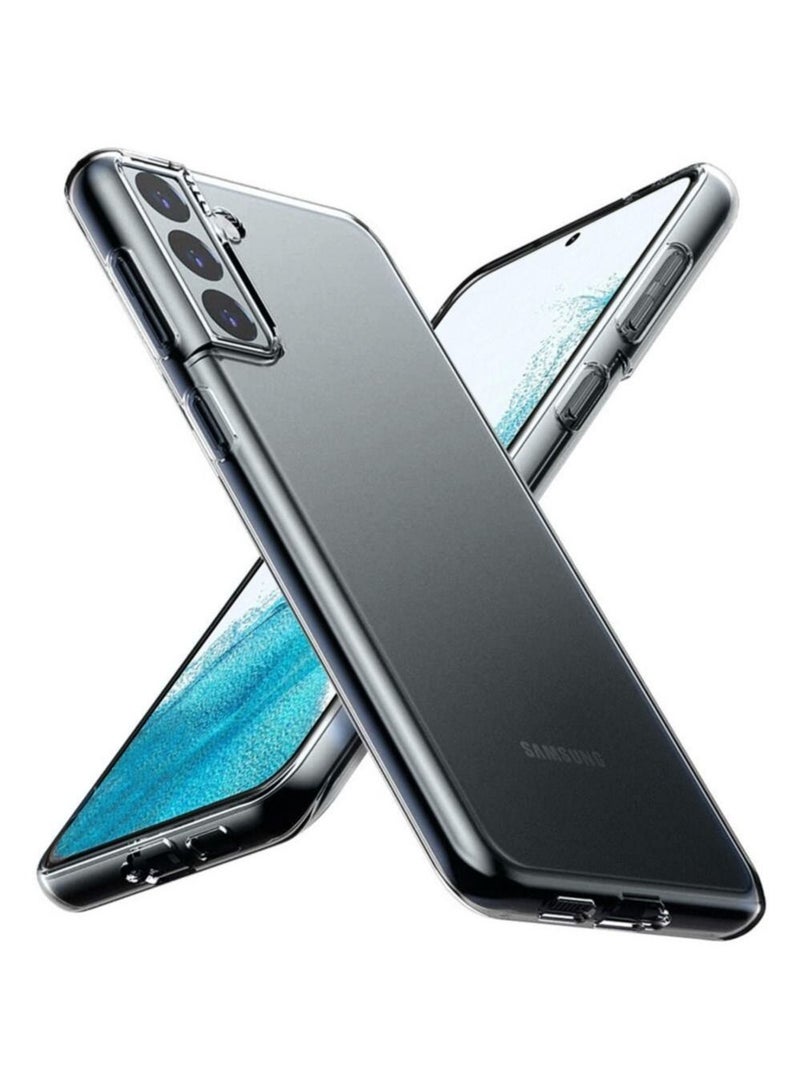 غطاء من الجوانب الناعمة من مادة TPU لهاتف Samsung Galaxy S22 5G شفاف - Image 1