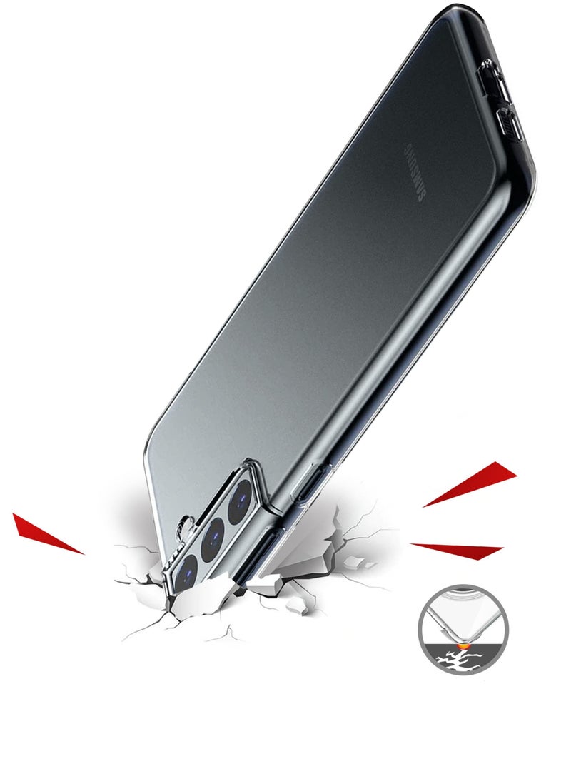 غطاء من الجوانب الناعمة من مادة TPU لهاتف Samsung Galaxy S22 5G شفاف - Image 2
