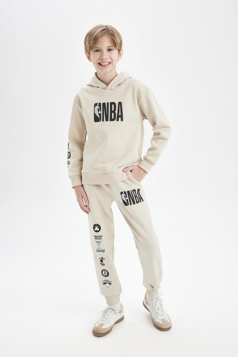 DeFacto Boy NBA Current Teams Regular Fit Crew Neck Thick Sweatshirt  - Image 2
