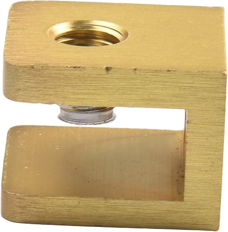 Thick Glass Clip Holder Adjustable Copper Gold Bracket For 8 10mm Glass - Image 4