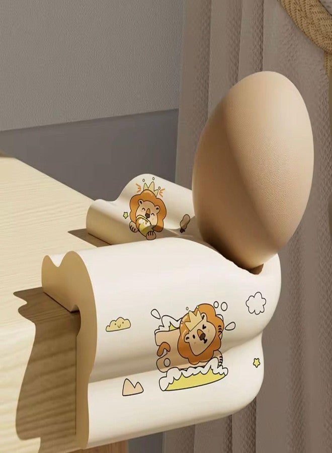 ClickFit Kids Safety Corner Guard Soft Edge Protector for Table & Furniture | Baby Proofing Corner Protectors for Toddlers | Anti-Collision Child Safety Guards for Sharp Corners (5, Beige) - Image 3