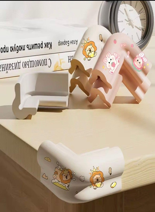 ClickFit Kids Safety Corner Guard Soft Edge Protector for Table & Furniture | Baby Proofing Corner Protectors for Toddlers | Anti-Collision Child Safety Guards for Sharp Corners (5, Beige) - Image 5