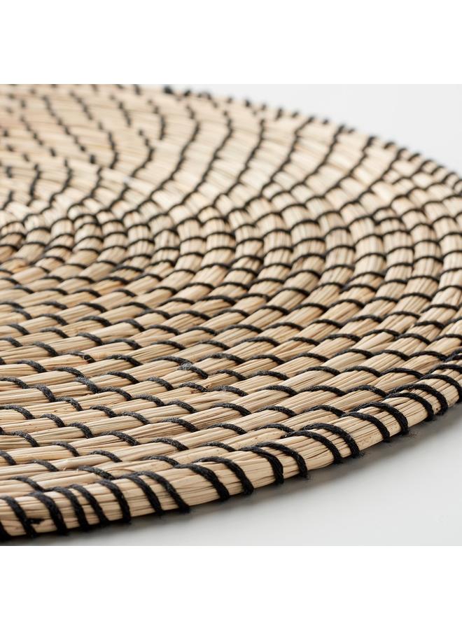 erorex Place mat, seagrass/black, 37 cm - Image 3