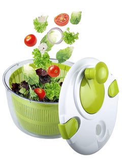 LIXES Maga Zone Salad Spinner with Large 5 Quart Capacity, Fruits and Vegetables Dryer, Quick Dry Design  - Image 1